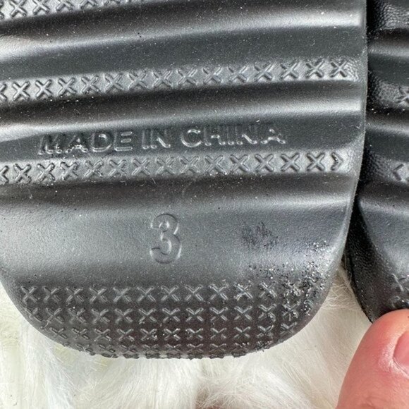 Mudd Bea Slides in Black Glitter - Picture 3 of 3